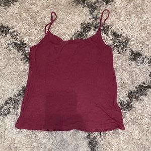 Basic maroon tank